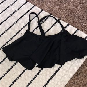 old navy black bathing suit top